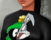 Martian Bunny Blk F'