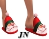 J* Christmas slippers