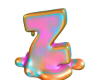 Melted Letters - Z -