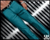 SAS-Custom Pants Teal