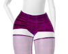 Lilac shorts & stockings