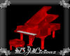 DJL-Glass Piano Red