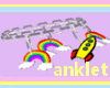 omgRocket Rainbow Anklet