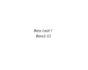 Bass Laut