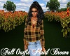 Fall Outfit Plaid Brown