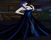 Kate Blue Vamp Gown