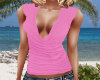 Low Cut Tee Pink