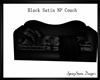 Black Satin NP Couch