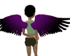 black/purple wings