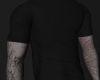 black shirt + tattoo愛
