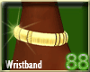 Gold wristband