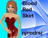 Blood Red Skirt