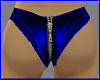 Thongs Rear Zipper Blue