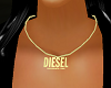 Diesel Gold necklace