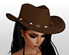 Cowgirl Hat Light Brown