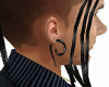 Spiral Earring black R