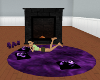 Purple Rose fireplace