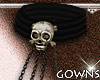 Halloween Skull Choker