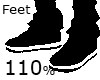 Feet 110% Scaler