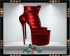 *D* Red Ankle Boot's