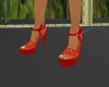 CA Red High Heels