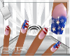 $TM$ Patriotic Nails