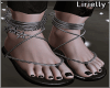 >L  Black Sandal