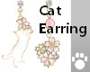 Cat Earring Flower