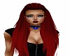 dark red long hair