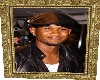 Usher in gold frame