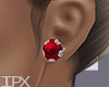 Earrings 18 Red