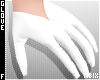 V Gloves White