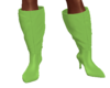 Lime Knee boots