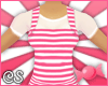 *CS* Pink Striped Camii