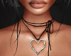 $ string heart necklace