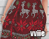 v.e Xmas Red Skirt