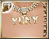 "S" YUNY GOLD SHINY