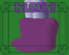 [L] Purple Fur Boots