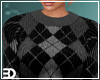 Argyle Sweater Skirt Boo