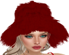 Julia's Red Furry Hat