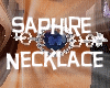 ~ Necklace ! Saphire