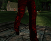red ghost jeans
