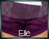 lEl Purple Denim Shorts