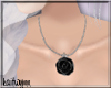 black rose necklace