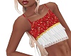 Kids Red Flower Halter