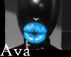 Giant lips add - blue
