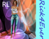 TEAL JEANS  RL