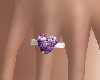 Purple Heart Ring