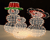 Cabin Family snowman