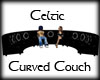 Celtic curved couch Blk